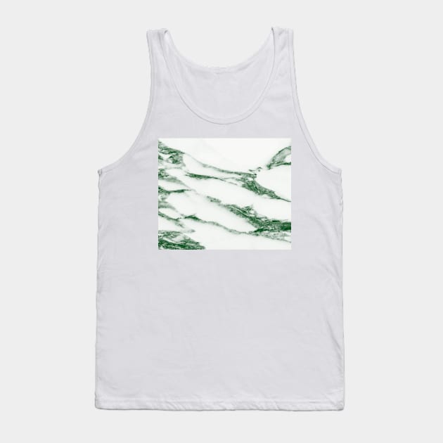 Jade Green Marble Tank Top by NewburyBoutique